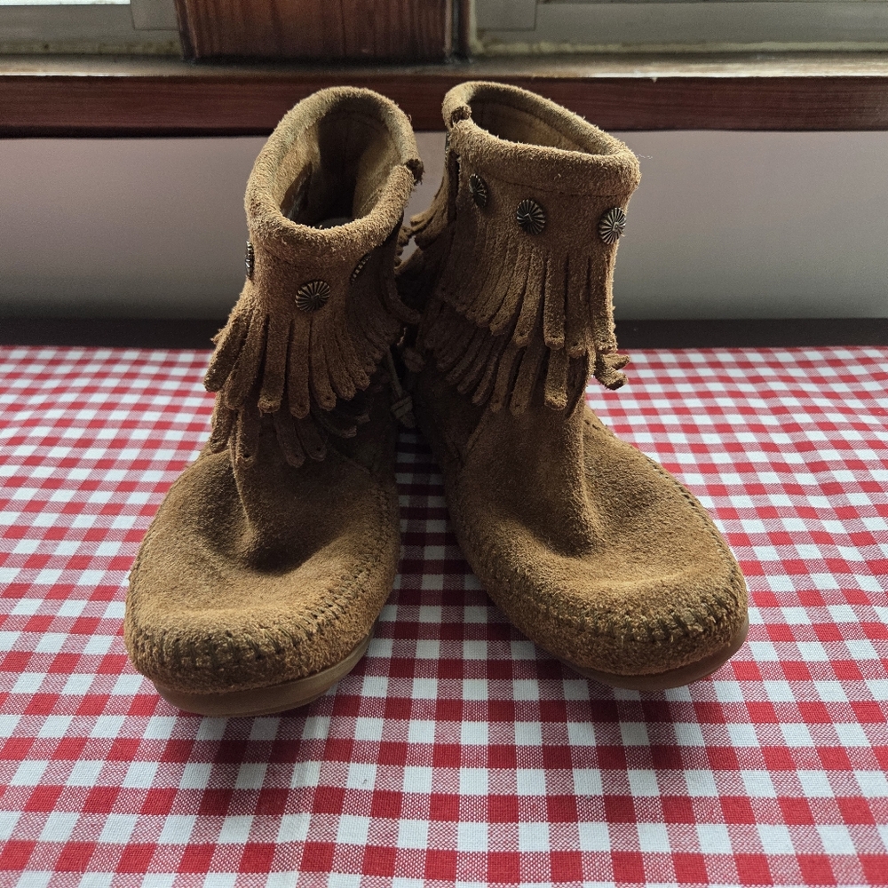 Minnetonka Suede Booties